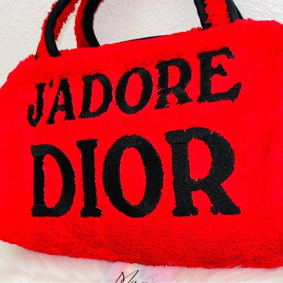Dior: JADORE DIOR Terry Tote Bag - Picture 6 of 16